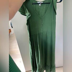 Casual Kelly Green Dress